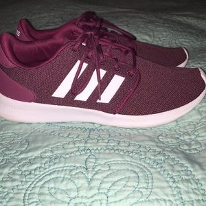 Maroon Adidas shoes